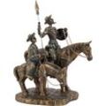 Signes Grimalt - Don Quijote und Sancho Panza Bronze Graue Personenfigur – 23 x 21 x 15 cm