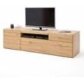 Lomadox - TV-Lowboard FERROL-05 Wohnwand Fernseh Schrank in Grandson Oak Nb. - b/h/t: 205/55/52cm