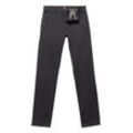 Chinohose BOSS ORANGE "Chino_slim", Herren, Gr. 33, Länge 34, schwarz (001_schwarz), Web, Obermaterial: 97% Baumwolle, 3% Elasthan, unifarben, casual, slim fit knöchellang, Hosen, mit Gesäßtaschen