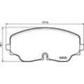 BREMBO Bremsbelagsatz, Scheibenbremse vorne rechts links mit Zubehör für VW 5WA698151M 5WA698151B 5WA698151R P 85 193