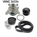 SKF Wasserpumpe + Keilrippenriemensatz für RENAULT DACIA FIAT VAUXHALL MERCEDES-BENZ OPEL NISSAN 8200725951 117507034R 210108796R VKMC 36334