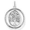 Ketten-Anhänger THOMAS SABO "Tree of Love/Lebensbaum, PE934-637-21", silber (silberfarben), Schmuckanhänger, Damen, Silber 925 (Sterlingsilber), 7,10 g