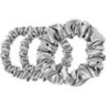slip Accessoires Hair Care Hair Scrunchies Set Silber 3 Stk.