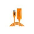 Tether Tools USB-Kabel USB 3.2 Gen1 (USB 3.0 / USB 3.1 Gen1) USB-A Stecker, USB-A Buchse 5.00 m Orange CU3017