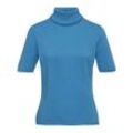 Rollkragen-Pullover aus 100% Premium-Kaschmir Peter Hahn Cashmere blau