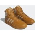 Sneaker ADIDAS SPORTSWEAR "HOOPS 3.0 MID LIFESTYLE BASKETBALL CLASSIC FUR LINING WINTERIZED", Gr. 47, beige (mesa, magic beige, mesa), Synthetik, Textil, sportlich, Schuhe