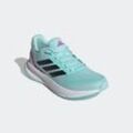 Laufschuh ADIDAS PERFORMANCE "RUNFALCON 5", Gr. 39, grün (semi flash aqua, core schwarz, cloud weiß), Textil, Synthetik, sportlich, Schuhe