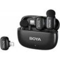 Boya MINI-12 - 2,4 GHz Ultra-Mini Funkmikrofon 2TX-2RX, schwarz