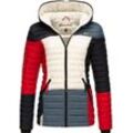 Navahoo Steppjacke Damen gemustert, rot