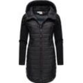 Ragwear Steppmantel Damen, schwarz