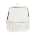 Rucksack URBAN CLASSICS "Urban Classics Unisex Sweat Backpack", weiß (sanftes weiß melange, sanftes weiß), Rucksäcke