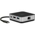 OWC Laptop-Dockingstation "6-Port Travel Dock E", grau (grau, schwarz), B:80mm H:25mm T:80mm, Dockingstationen