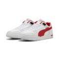 Sneaker PUMA "F1 RBD Game Sneakers mit niedrigem Profil Erwachsene", Gr. 39, rot (weiß pop rot), Obermaterial: Textil, Synthetik; Futter: Textil; Laufsohle: Gummi, Schuhe