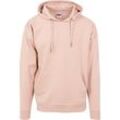 Sweatshirt URBAN CLASSICS "Urban Classics Herren Oversized Sweat Hoody", Herren, Gr. L, rosa (lightrose), 50% Baumwolle, 50% Polyester, unifarben, Langarm, Sweatshirts