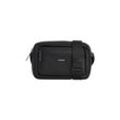 Mini Bag CALVIN KLEIN "CK ESSENTIAL CAMERA BAG", Damen, Gr. B/H/T: 21,5cm x 15cm x 5,5cm, schwarz, Polyester, Lederimitat, Taschen, Camera Bag, CrossBody Bag, kleine Herren-Umhängetasche