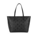 Shopper JOOP "decoro stampa shopper lhz", Damen, Gr. B/H/T: 32cm x 29cm x 17cm, schwarz, Kunstfaser, bedruckt, Taschen, Handtasche Damen Schultertasche Tasche Damen