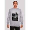 Sweatshirt F4NT4STIC "Star Wars Vintage", Herren, Gr. L, grau (erdgrau), Obermaterial: 50% Baumwolle, 50% Polyester, casual, regular fit, Rundhals, Langarm ohne Bündchen, Sweatshirts, Premium Qualität