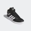 Sneaker ADIDAS SPORTSWEAR "HOOPS MID 4.0 KIDS", Gr. 35,5, schwarz-weiß (core schwarz, cloud weiß, core schwarz), Synthetik, sportlich, Schuhe