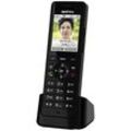 AVM FRITZ!Fon X6 DECT-Mobilteil Headsetanschluss, Anrufbeantworter, Babyphone, Freisprechen, Integrierter Webserver, Wettervorhersage IPS-Technologie Schwarz