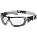 uvex pheos guard 9192180 Schutzbrille inkl. UV-Schutz Schwarz, Grau