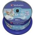 Verbatim 43438 CD-R 80 Rohling 700 MB 50 St. Spindel Bedruckbar