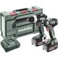 Metabo BSLBL+SSWLT300BL 685203000 Akku-Bohrschrauber, Akku-Schlagschrauber 18 V 5.2 Ah Li-Ion inkl. Akku, inkl. Ladegerät