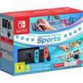 Nintendo Switch Konsole 32 GB Grau, Neonblau, Neonrot inkl. Nintendo Switch Sports + Gurt, inkl. 12 Monate Nintendo Switch Online