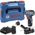 Bosch Professional GSR 12V-35 FC 06019H3009 Akku-Bohrschrauber 12 V Li-Ion bürstenlos, inkl. 2. Akku, inkl. Ladegerät, inkl. Koffer