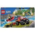 60412 LEGO® CITY Feuerwehrgeländewagen mit Rettungsboot