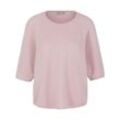 Rundhals-Pullover Raglan-Halb­arm include rosé