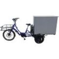 Lastenfahrrad VS3E eDrive Ludwigsburg, hydraulische Magura-Bremsen, blau