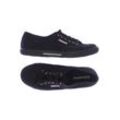 Superga Damen Sneakers, schwarz, Gr. 40