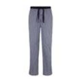 TOM TAILOR Herren Karierte Pyjama Hose, blau, Kariert, Gr. 48/S