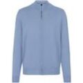 Strickjacke Peter Hahn blau, 56