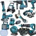 Makita - Akku-Combo Set 18V DHP482 DHR243 ML003 DTM51 DJV181 DGA511 DSS501 DBO180