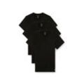 Diesel T-Shirt 3er Pack Herren Baumwolle, schwarz