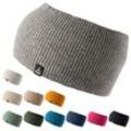 ALTIDUDE Merino Stirnband Hermit Ripp Strick Kopfband Ohren Schützer Lamm Wolle Farbe: Light Grey