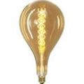 LED DEKO Leuchtmittel VINTAGE SPIRAL AMBER 165mm - E27 - 6W - WW 2000K - 250lm - dimmbar