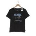 Karl Lagerfeld Damen T-Shirt, schwarz, Gr. 38