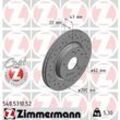 ZIMMERMANN Bremsscheibe SPORT COAT Z vorne rechts links belüftet 280mm für SUZUKI 55311-61M11-000 55311-61M00 55311-61M11 540.5310.52