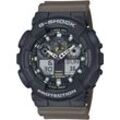 Chronograph CASIO G-SHOCK, taupe, Armbanduhren, Herren, Quarzuhr, Armbanduhr, Herrenuhr, digital,Resinband,20 bar Wasserdichte