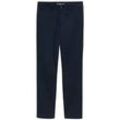 TOM TAILOR Herren Regular Fit Chino Hose, blau, Uni, Gr. 33/36