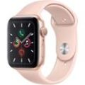 Apple Watch Series 5 (2019) GPS + Cellular 44 mm - Aluminium Gold - Sportarmband Rosé