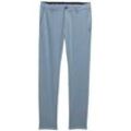 TOM TAILOR Herren Travis Slim Chino Hose aus Piqué Jersey, blau, Uni, Gr. 32/32