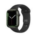 Apple Watch Series 7 (2021) GPS + Cellular 41 mm - Aluminium Grün - Sportarmband Schwarz