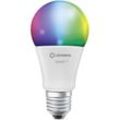 Osram - ledvance Smarte LED-Lampe mit WiFi Technologie, Sockel E27, Dimmbar, Lichtfarbe änderbar (2700-6500K), rgb Farben änderbar, ersetzt