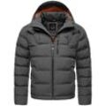 Winterjacke STONE HARBOUR "Arvidoo", Herren, Gr. XXXL (58), grau (anthrazit), Obermaterial: 100% Polyester, Futter: 100% Polyester, Wattierung: 100% Polyester, Ärmelfutter: 100% Polyester, casual, gerade hüftlang, hoch geschlossener Ausschnitt, Langarm Ärmel ohne Ärmelschlitz Rippstrickbündchen, Jacken, Modische Herren Winter Steppjacke