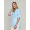 Long-Bluse BASLER blau