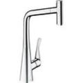 Hansgrohe Metris Select M7115-H320 Küchenarmatur 73803000, chrom, ausziehbarer Auslauf, mit sBox