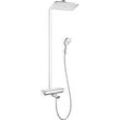 Hansgrohe Raindance Select 27113000 Showerpipe E 360, chrom, Brausearm 380 mm, Ecostat Select